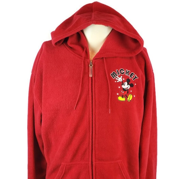 red disney hoodie